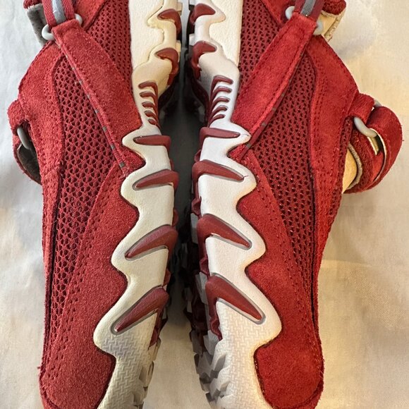 Allrounder by Mephisto NIRO Mary Jane Flats, Red Suede Women Size 5.5 $179 - Picture 3 of 7